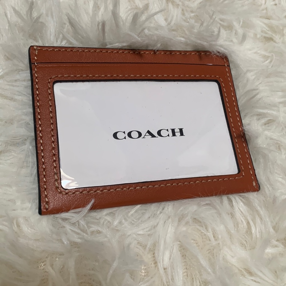 Coach credit card sleeve, new